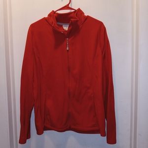 XXL RED ZIP UP FLEECE JACKET